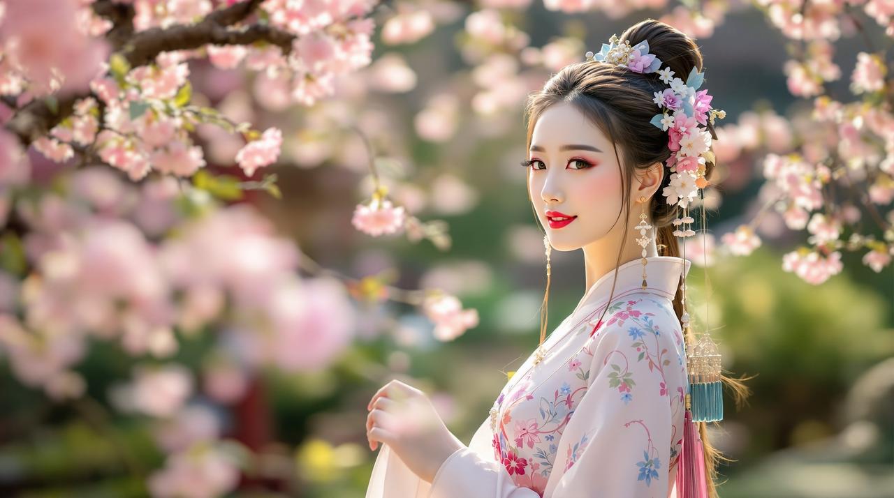晚上看的视频古风汉服摄影教程：如何在普通公园拍出大片感
